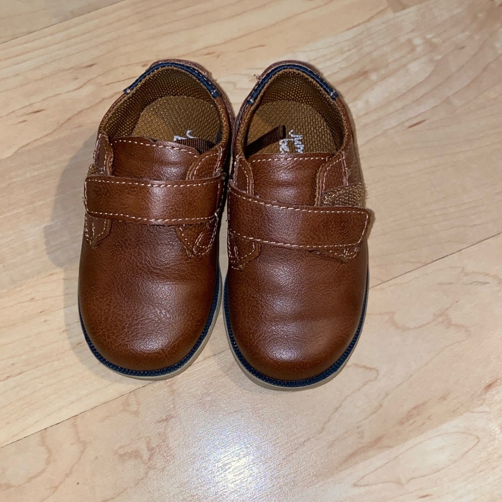 Jumping Beans toddler boy brown dress shoes - 5t